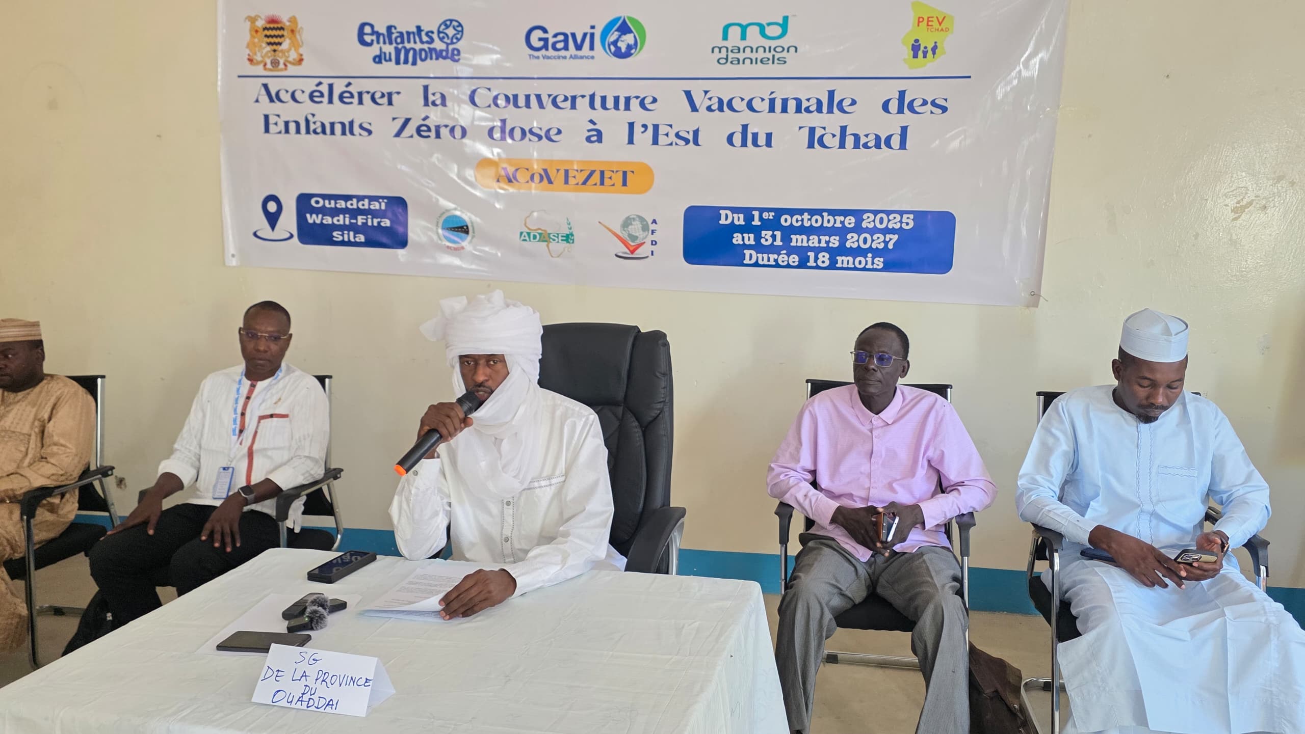 Netcho Abéché : Lancement du projet « Accélérer la couverture vaccinale des ...
