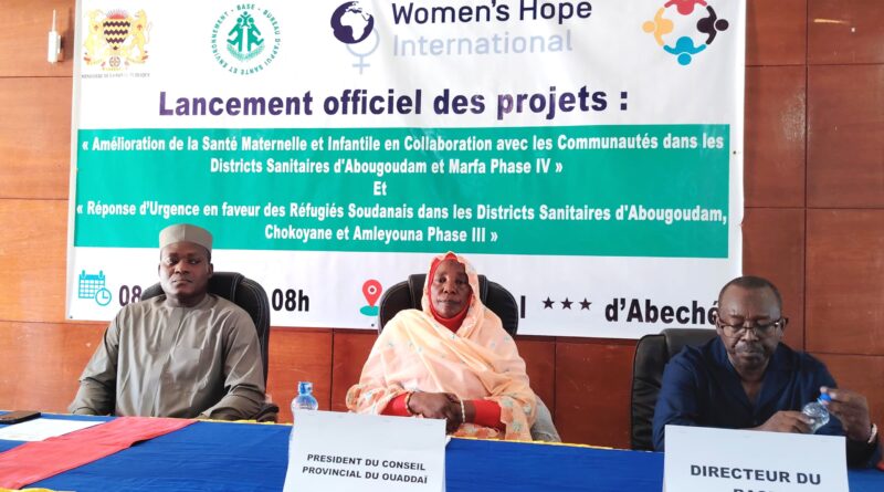 Abéché : Lancement officiel de deux projets majeurs en faveur de la santé maternelle et des réfugiés soudanais